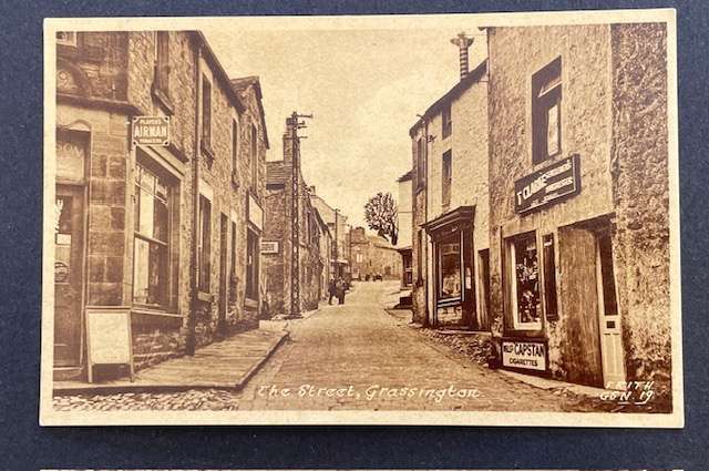 ANTIQUE postcard - FRITH'S - "THE STREET" GRASSINGTON  #FRITH GSN 19