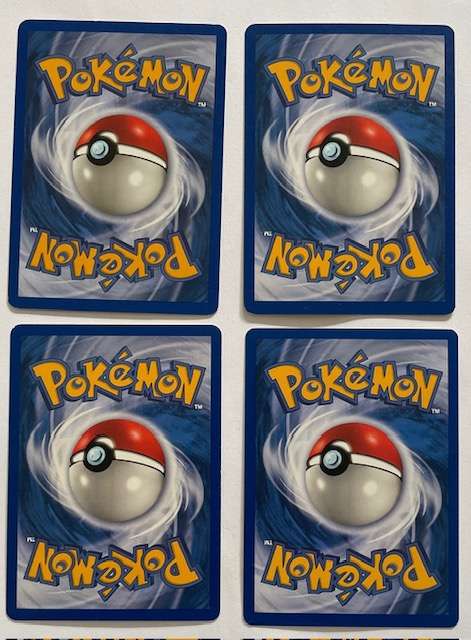 Pokémon Trading Card - Four Trainer Cards - all LP