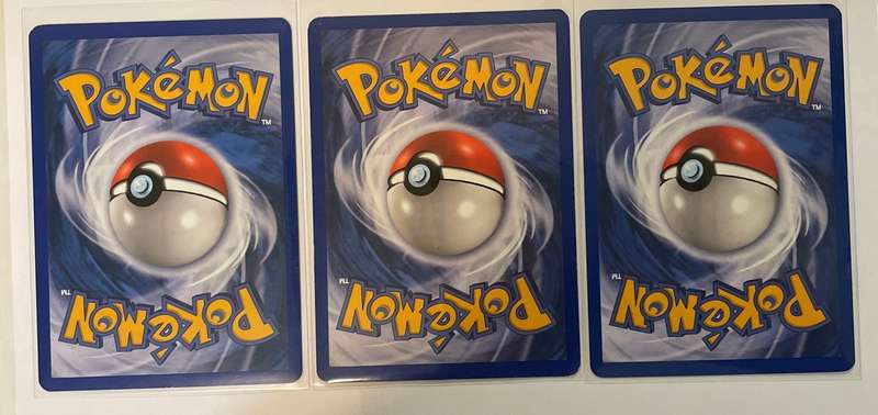 Pokémon Trading Card - Three Berry Trainer Cards. Memory Berry, Healing Berry & Lum Berry  - all LP