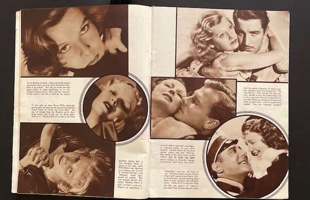 SHADOPLAY MAGAZINE  - JUNE 1933 - HISTORICAL MOVIE MEMORABILIA - 84 PAGES