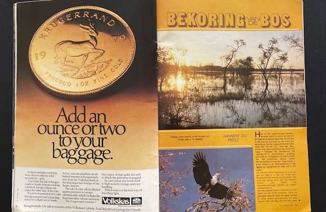 FLYING SPRINGBOK - SAA INFLIGHT MAGAZINE- JAN- MARCH 1981.  AFRICANA
