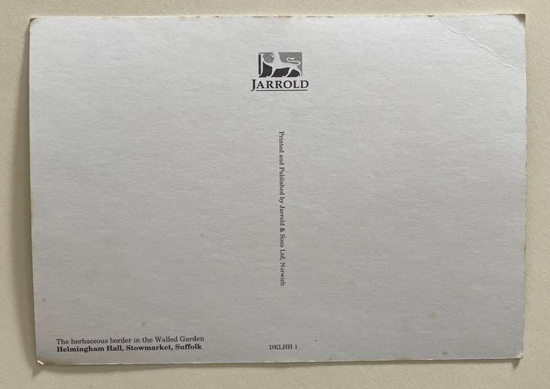 Postcard - Large - Helmingham Hall - Suffolk - Jarrod and Sons Ltd