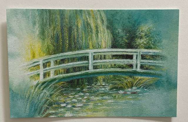 Postcard  - Harlequin card - "Live The Emotion"