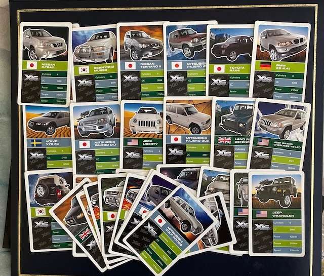 EXTREME SIXTEEN - X16 - 4WD THINKING COLLECTIBLE CAR CARDS