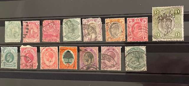 Early mixed SA revenues / fiscal stamps .8   Cape - Tvl - Natal - Union