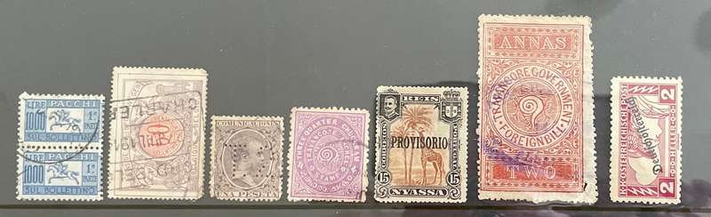 Revenues - world mixed stamps. Some interesting ones!