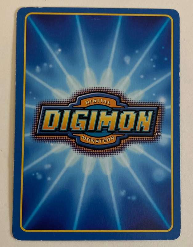DIGIMON TRADING CARD - 1999 - GARURUMON CHAMP LEVEL - ST06.  LP NM