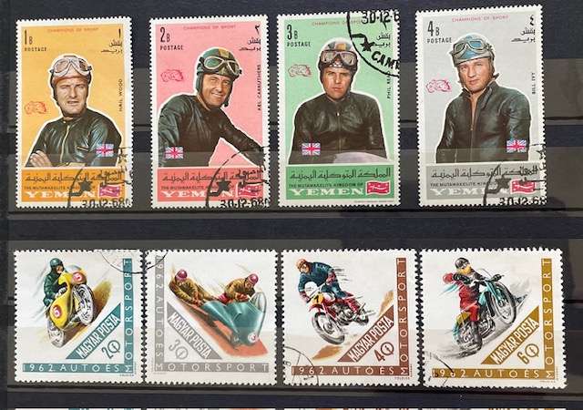 Thematic stamps - Motorbikes and Famous Motorbike Racers - used