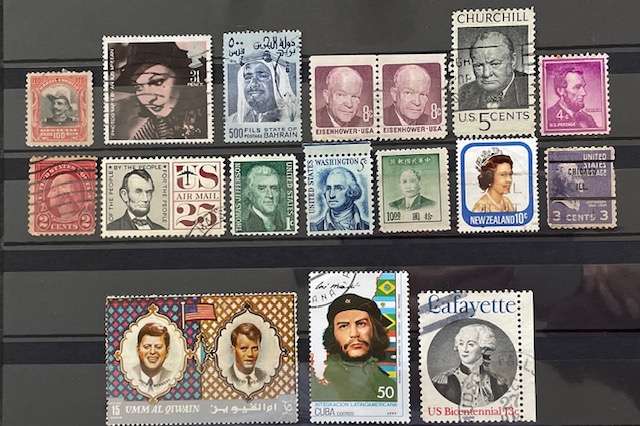Thematic stamps - Famous and Infamous people - used
