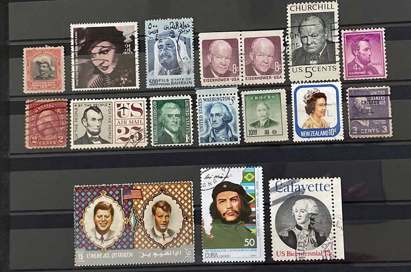 Thematic stamps - Famous and Infamous people - used