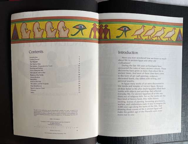 Drawing History - ANCIENT EGYPT - 1994 - Scholastic - E. Raphael & D. Bolognese