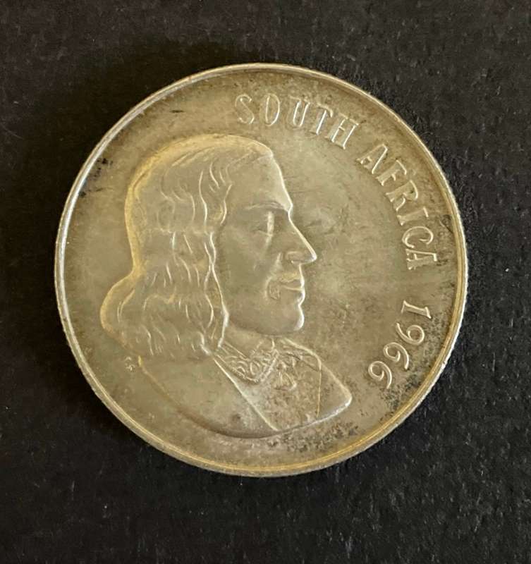 Large R1 coin - South Africa 1966