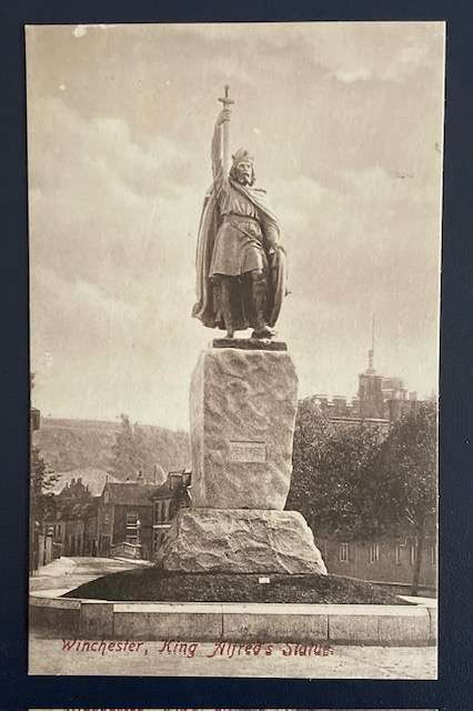VINTAGE POSTCARD  - WINCHESTER - KING ALFRED'S STATUE - FRITH'S - #43677a unused
