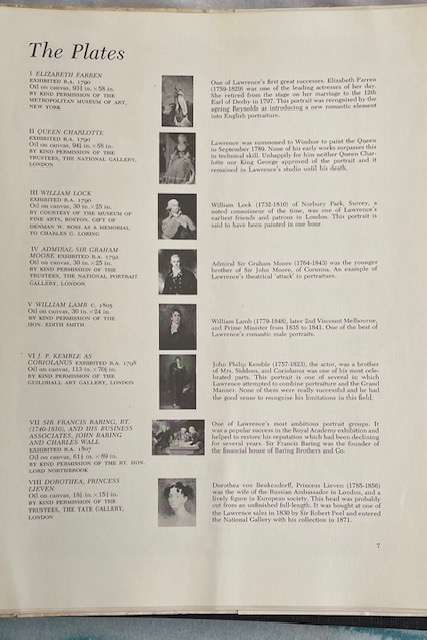 The Masters - Sir Thomas Lawrence - Knowledge Publications 1965 - with 16 beautiful reprints.