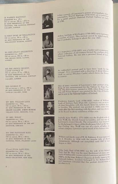 The Masters - Sir Thomas Lawrence - Knowledge Publications 1965 - with 16 beautiful reprints.