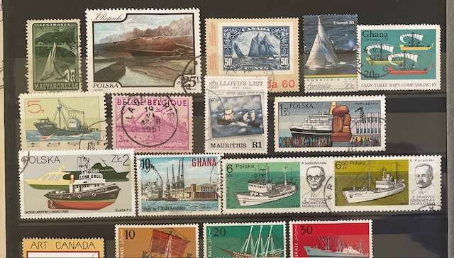 Thematic - SHIPS - stamps and historical items