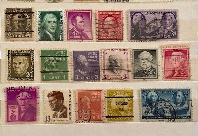 Mixed lot of USA stamps