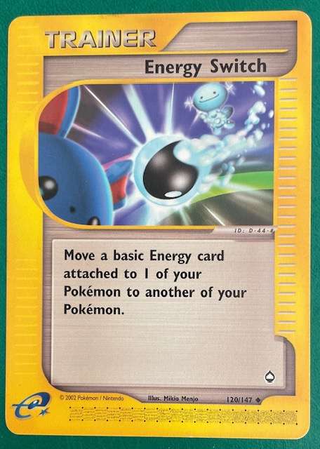 Pokemon TCG - Trainer - Energy Switch - 2002 - 120/147 - LP