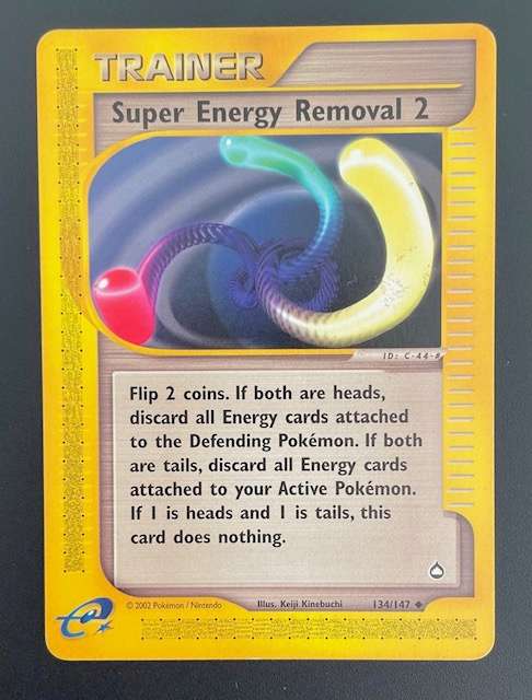 Pokemon TCG - Trainer -  Super Energy Removal 2  - 2002 - 134/147 - LP