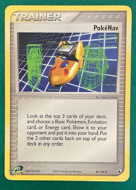 Pokemon TCG - Trainer -  Poke Nav - 2003 - 88/109 - LP