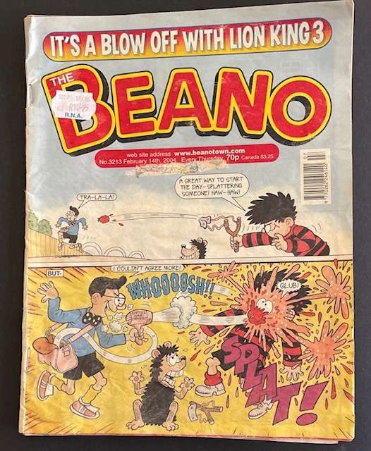 BEANO Magazine -  Feb 14th  2004 - #3213 - DC Thompson