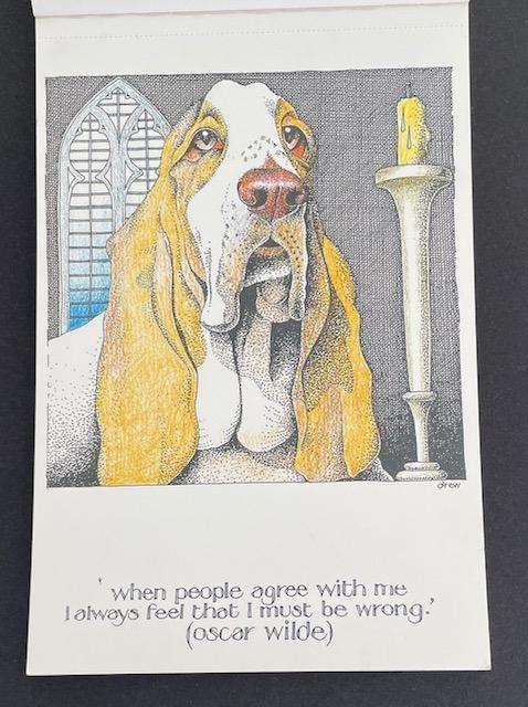 OSCAR WILDE POSTCARD BY SIMON DREW
