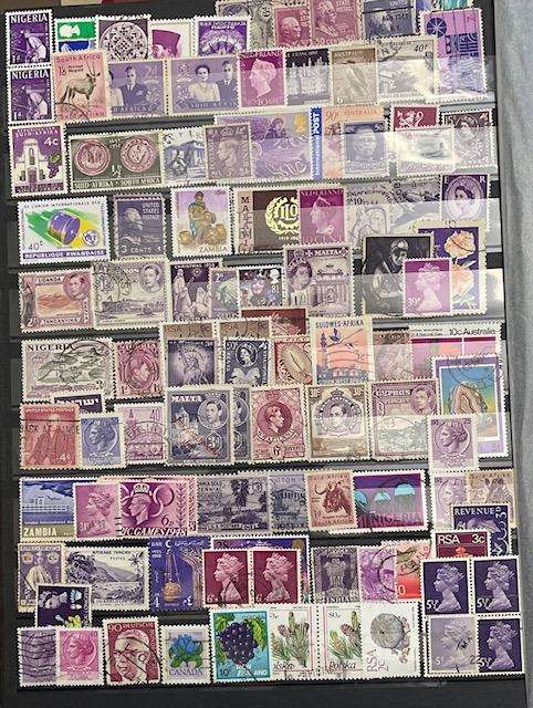 Bonanza Bulk Lot Purple Stamps - used