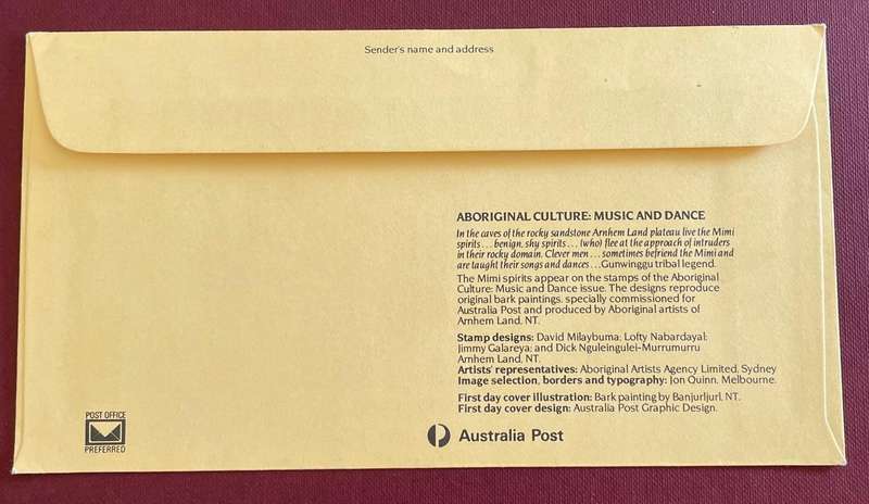 FDC - Aboriginal Art - Australia - 1982