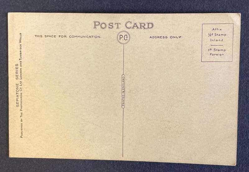 Antique postcard - YORK - MUCKY PEG LANE - Sepiatone -Photochrome # O.S 1349  - unused - Beautiful!