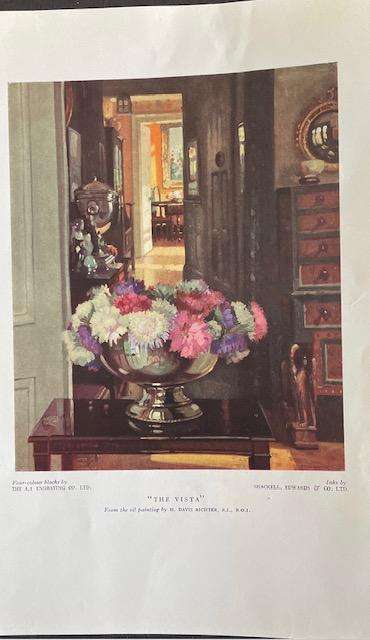 Antique Art Print from magazine / book - THE VISTA - H. Davis Richter 4 colour blocks Inks by S & E