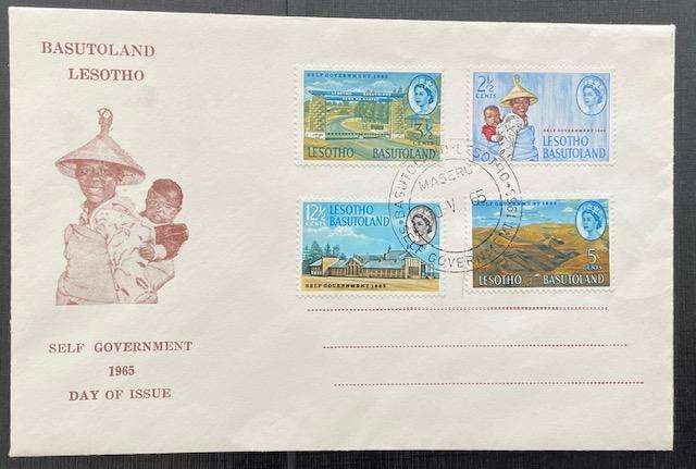 First Day Cover - Basutoland / Lesotho 1965 - Self Government