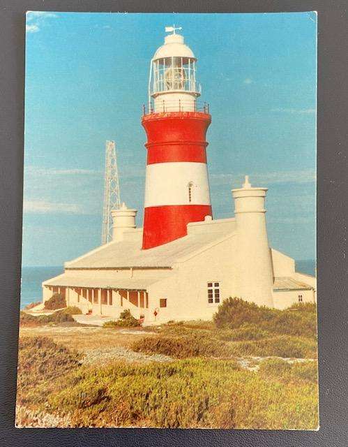 Postcard - Lighthouse at Cape Agulhas. John Warner  Unused