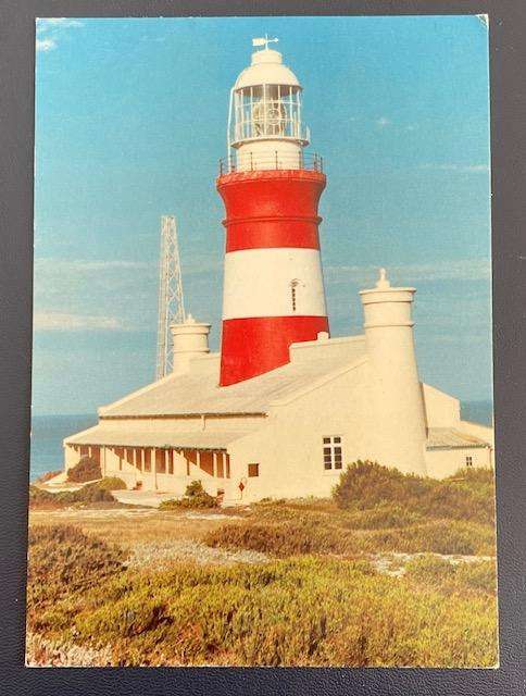 Postcard - Lighthouse at Cape Agulhas. John Warner  Unused