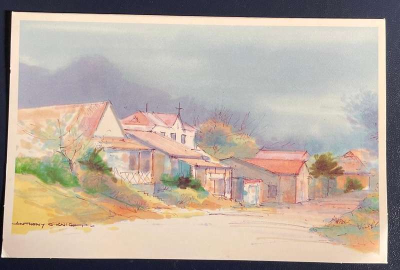 Art Greeting Card - PILGRIM'S REST by Anthony Knight .   #Africana