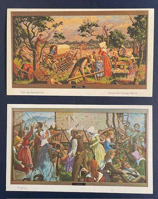 VOORTREKKER MONUMENT  POSTCARDS (2)  -  unused #3 and 4.   #Africana