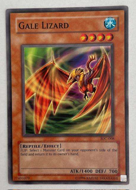 Yu Gi Oh! TCG - GALE LIZARD IOC-008 - 1996