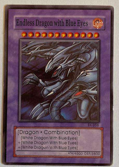 Yu Gi Oh! TCG- ENDLESS DRAGON WITH BLUE EYES - - EK - 356