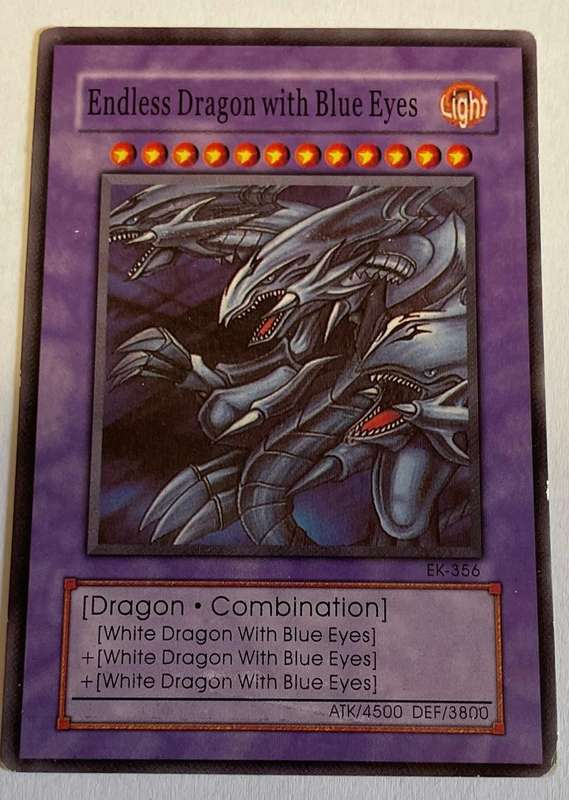 Yu Gi Oh! TCG- ENDLESS DRAGON WITH BLUE EYES - - EK - 356