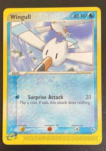 Pokémon Trading Card - 2003 - WINGULL - 77/109 - LP