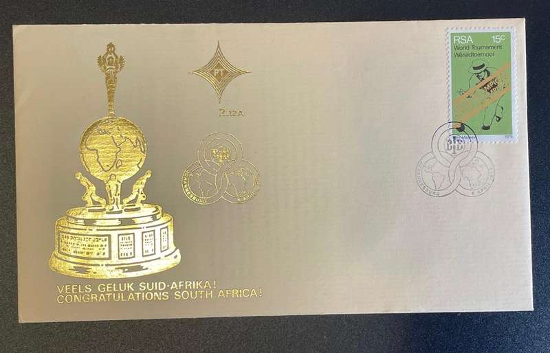 FDC  SOUTH AFRICA - WORLD BOWLING CHAMPIONSHIPS - 1976