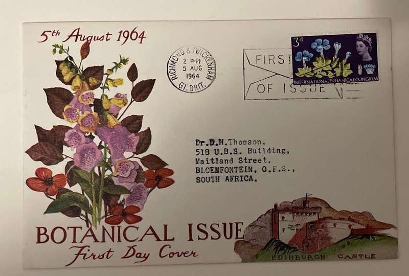 FDC  UNITED KINGDOM - BOTANICAL ISSUE 1964