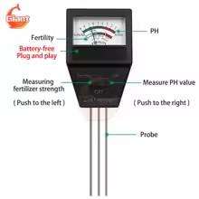 2 in 1 Soil Analyzer PH Meter Soil Water Acidity Humidity Light PH Tester Soil Fertility Detector Ga