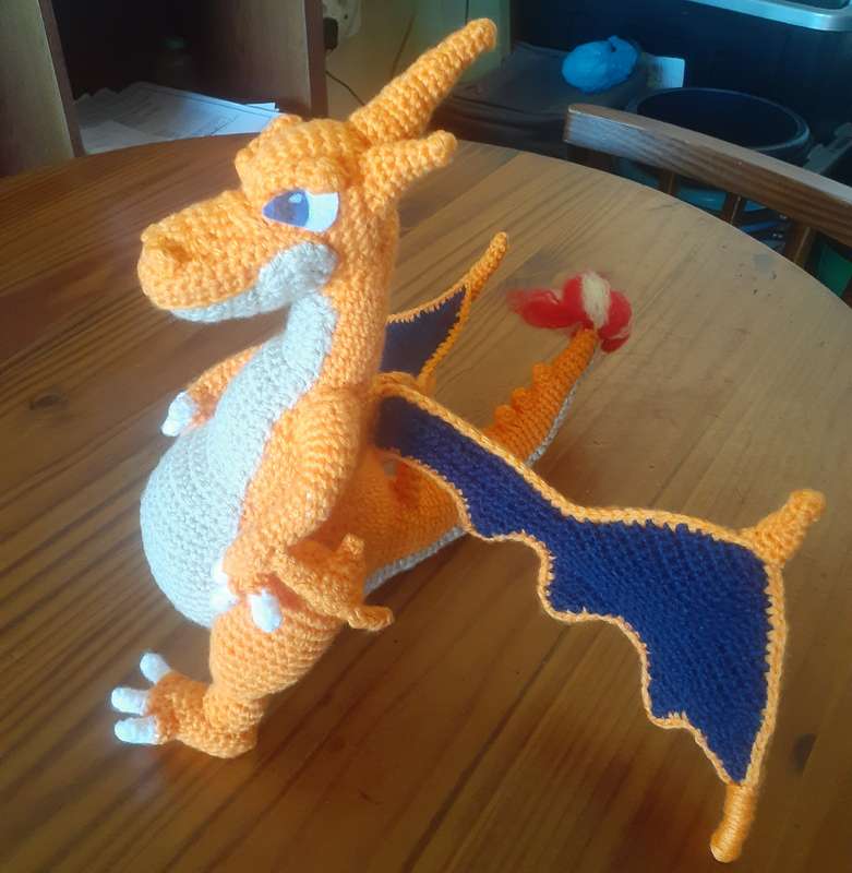 CHARIZARD RARE HAND MADE PLUSH CROCHET