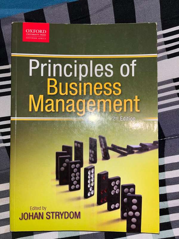 Principles of Business Management, 2nd edition, Johan Strydom
