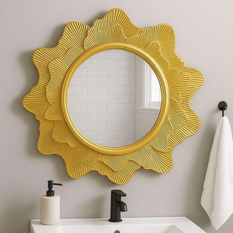 Floral Shaped Mirror*