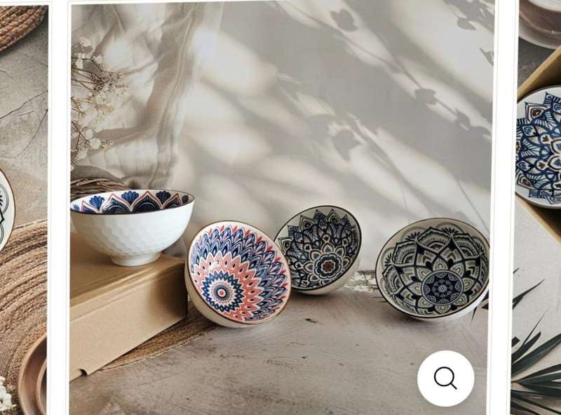 *Set of 4 Bohemian Bowl*
