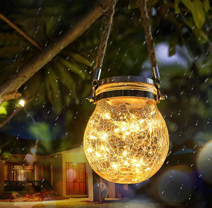 BURRAAQ TRANDING / HANGING SOLAR OUTDOOR GARDEN LIGHTS