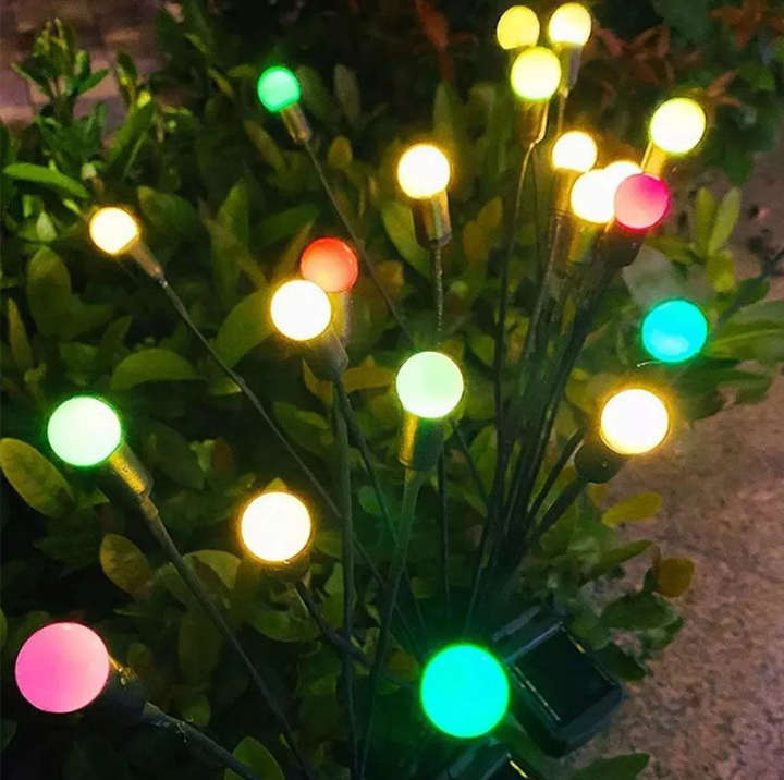 BURRAAQ TRANDING / SOLAR GARDEN LIGHTS FIRE FLES OUT DOOR