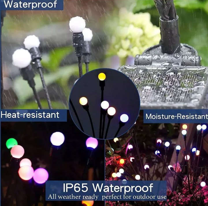 BURRAAQ TRANDING / SOLAR GARDEN LIGHTS FIRE FLES OUT DOOR