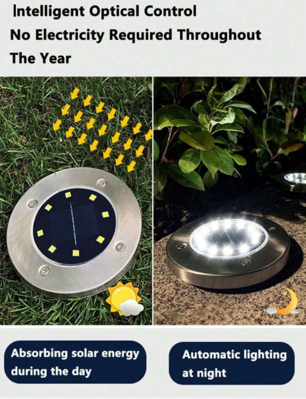 BURRAAQ TRANDING / SOLAR OUTDOOR SILVER WARM LIGHT